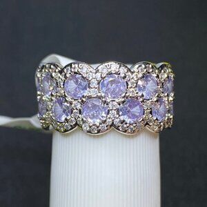 Lavender Topaz CZ Ring RG11119 Pretty Perspective Size 8
